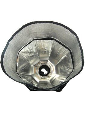 Neewer 25" Octagon Softbox Mount Light Cover Deflector Disc, Silver Interior